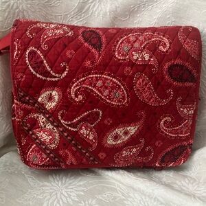 Red Paisley Quilted Bag